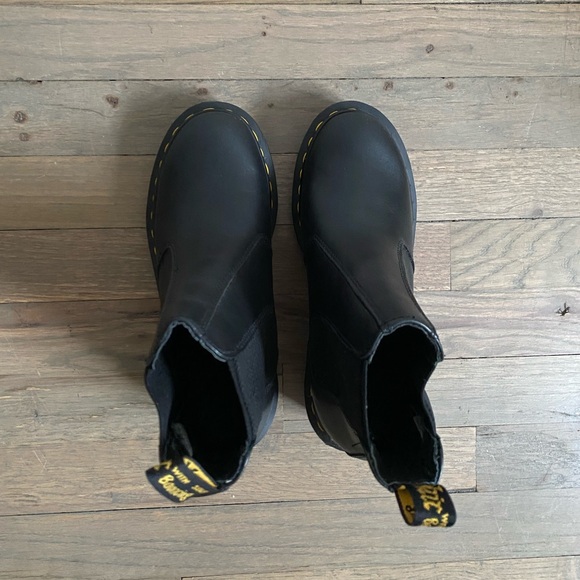 Dr. Martens Cadence Black Heeled Chelsea Boots - Picture 4 of 9